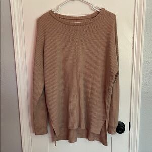 American Eagle Long Sleeve Waffle Shirt